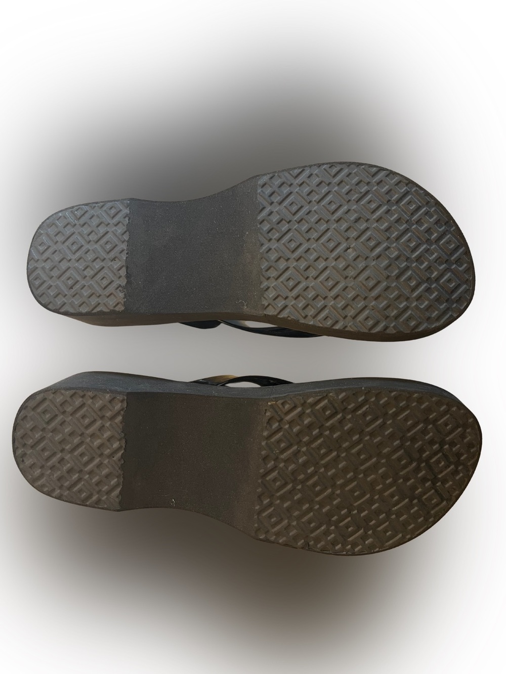 Tory Burch Black Platform Logo Thong Sandals - Picture 6 of 6